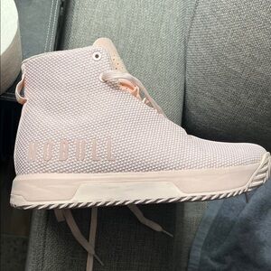 NOBULL Women's Light Pink High-Top Sneakers - nwt size 9 strength training